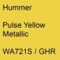 Preview: Hummer, Pulse Yellow Metallic, WA721S / GHR.